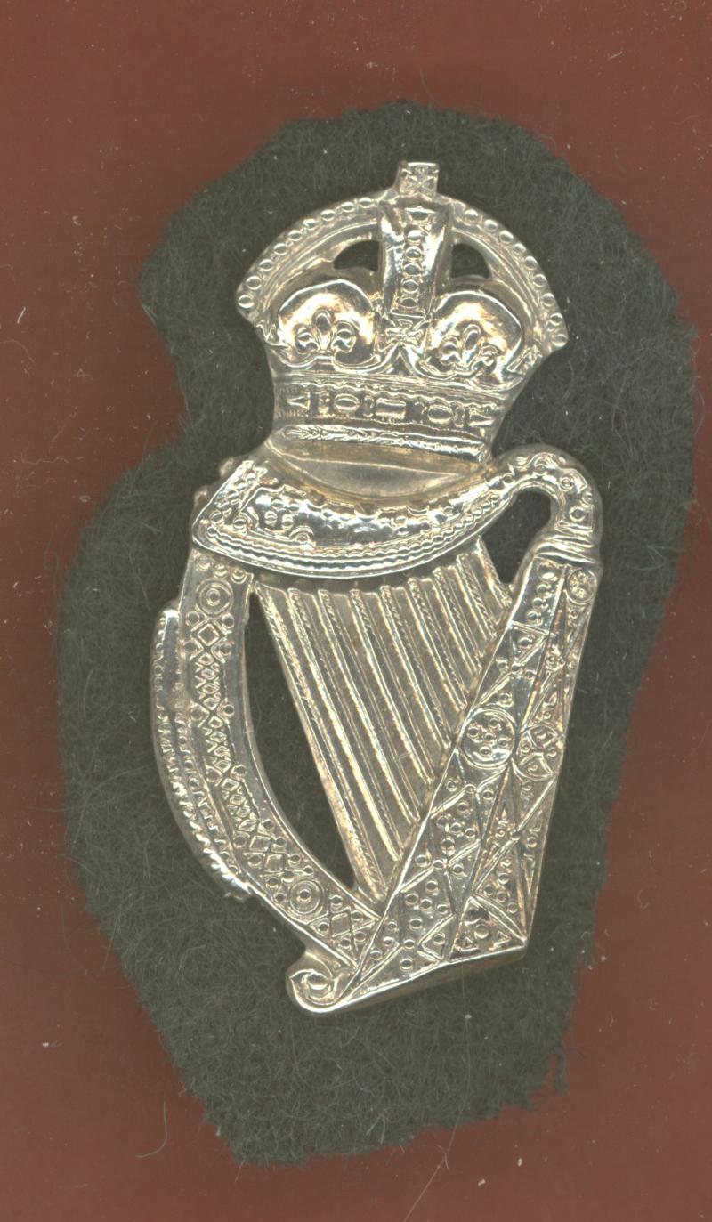 London Irish Rifles Warrant Officer’s caubeen badge