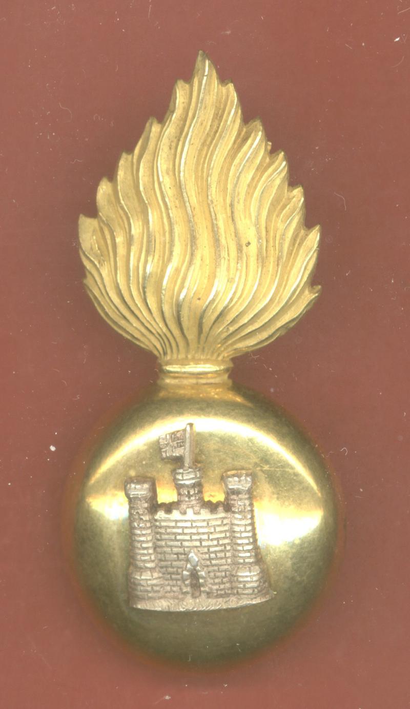 Irish Royal Inniskilling Fusiliers Victorian Officer's F.S. pagri badge