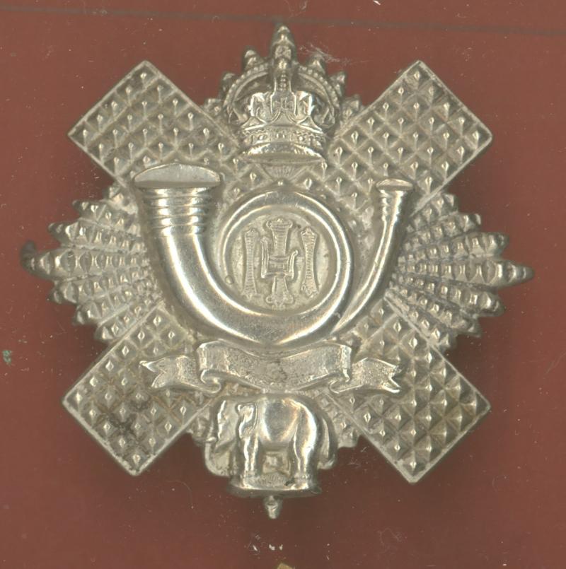 Scottish 5th,7th & 8th Battns. Highland Light Infantry Edwardian OR's glengarry badge