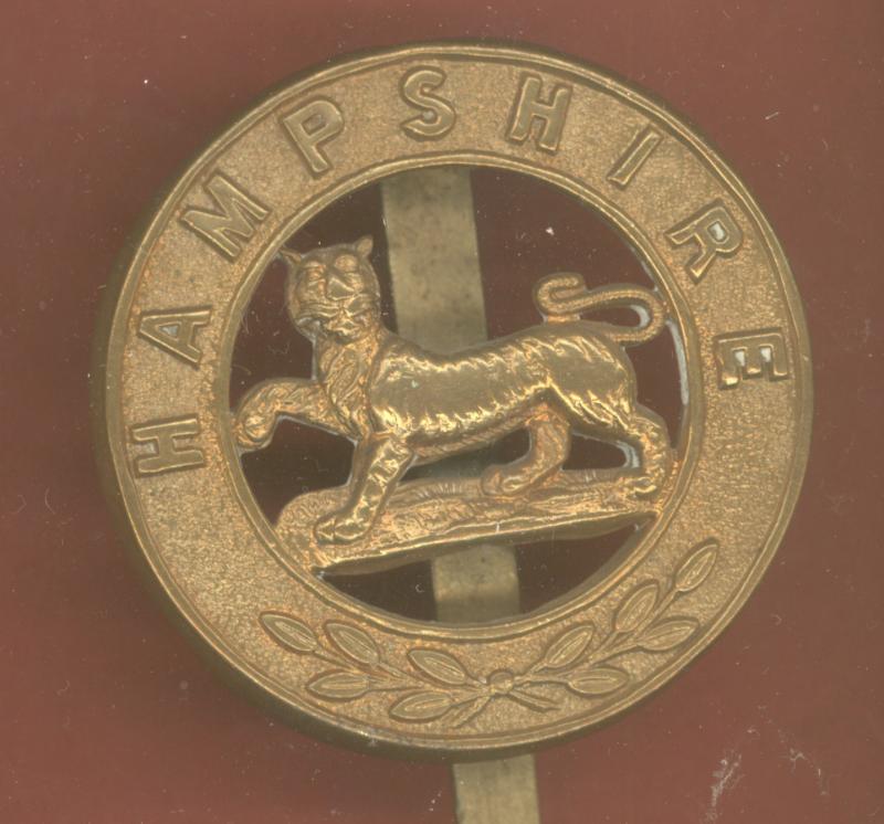 Hampshire Regiment Victorian OR's pagri badge