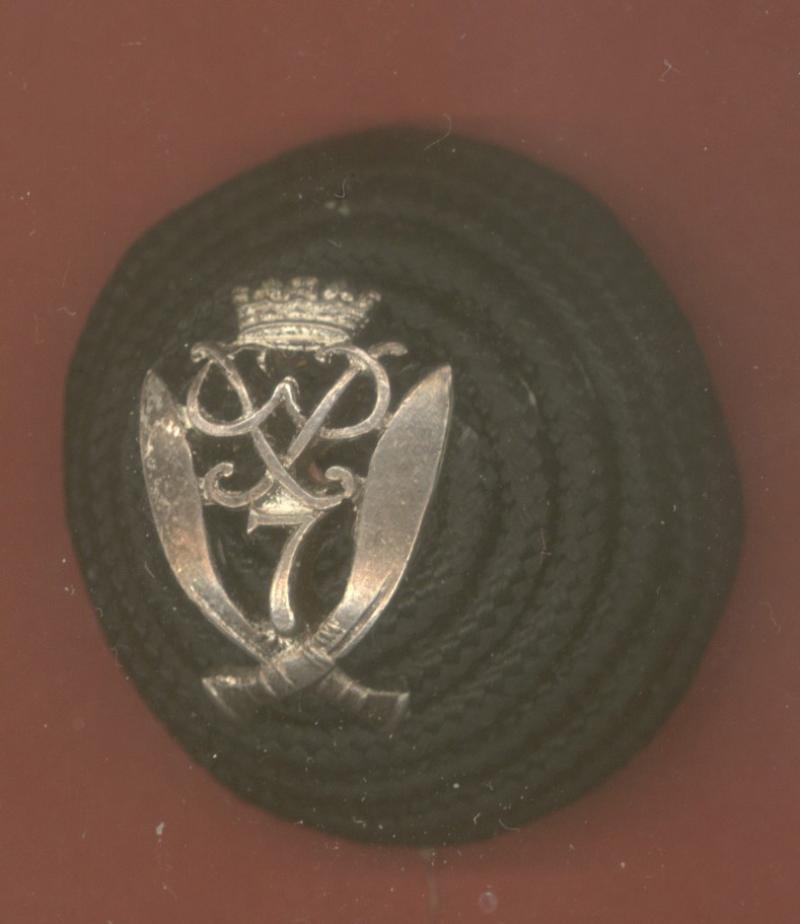 7th Duke of Edinburgh Own Gurkha Rifles Officer's corded boss badge