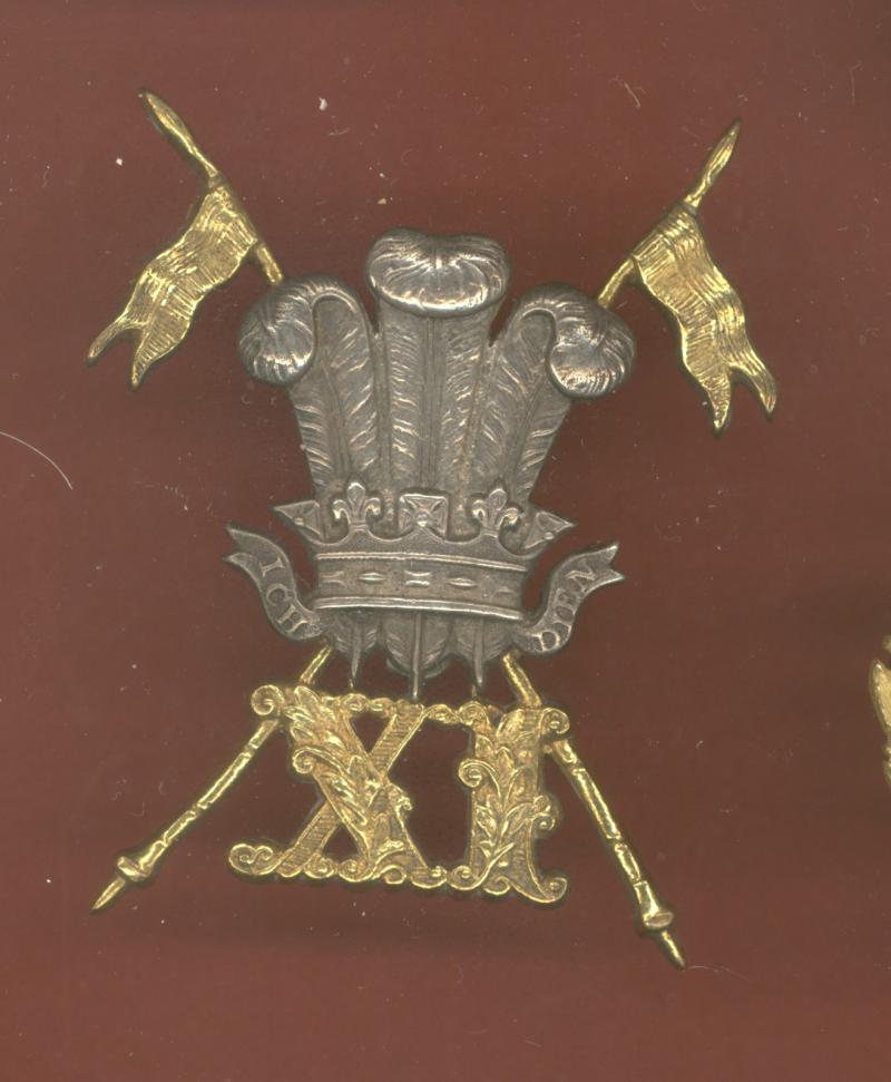Indian Army 11th King Edwards Own Lancers Officer's badge