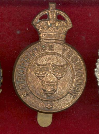 Shropshire Yeomanry  OR's cap badge