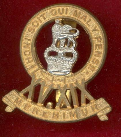 15th/19th King's Hussars OR's cap badge 