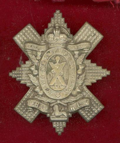 Scottish. WW1 9th Bn. HLI (Glasgow Highlanders) glengarry badge