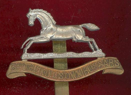 3rd The King's Own Hussars OR's cap badge