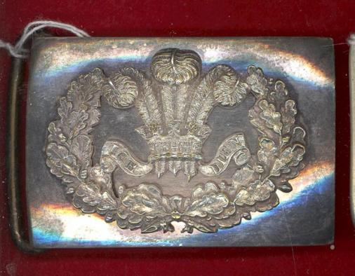 Indian Army. 4th Prince of Wales Own Madras Light Cavalry Victorian Officer's waist belt plate circa 1876-91.