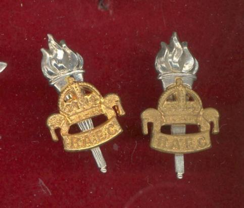 Royal Army Educational Corps post WW2 collar badges