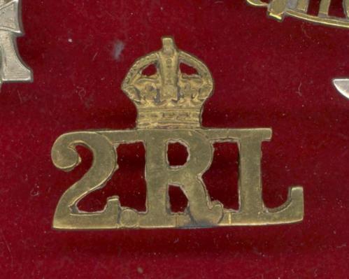 Indian Army 2RL 2nd Royal Lancers (Gardners Horse) shoulder title