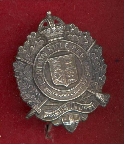 WW1 London Rifle Brigade OR's cap badge