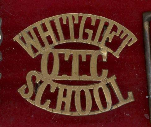 WHITGIFT /OTC / SCHOOL shoulder title