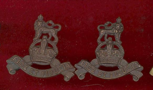 Royal Army Pay Corps Officer's OSD collar badges