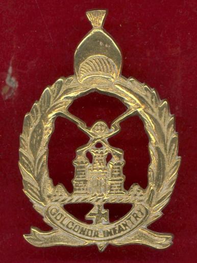 Indian Army 4th Golconda Infantry head-dress badge