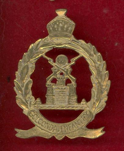 Indian Army Golconda Infantry head-dress badge