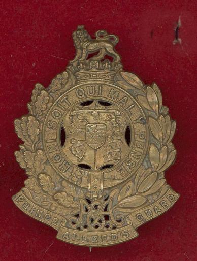 South African Prince Alfred's Guard helmet plate circa 1914-39