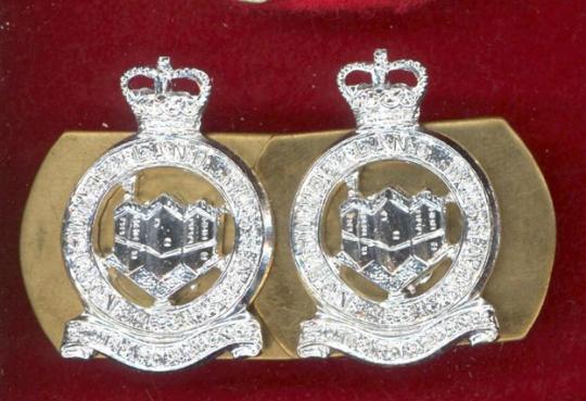 Northumberland Hussars Yeomanry staybright collar badges