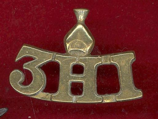 Indian Army 3HI 3rd Hyderabad Infantry shoulder title