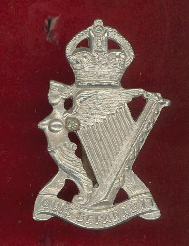 Irish Royal Ulster Rifles OR's caubeen badge