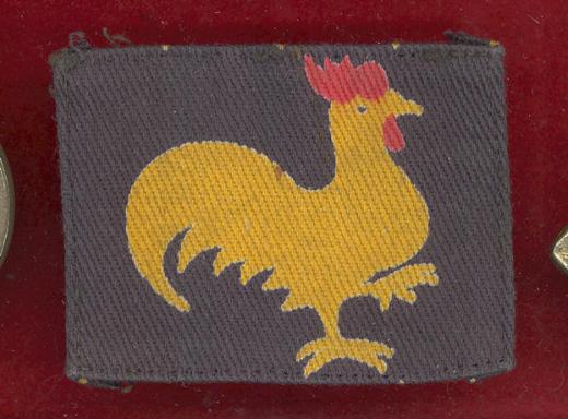 WW2 40th Division  printed formation badge