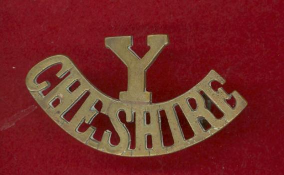 Y / CHESHIRE Yeomanry shoulder title