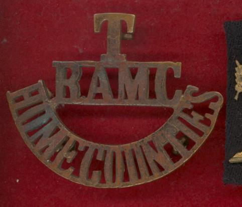 T / RAMC / HOME COUNTIES WW1 shoulder title