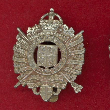 London Rifle Brigade WW2 OR's cap badge