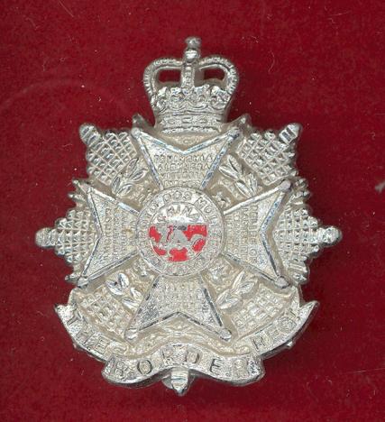 The Border Regiment anodised cap badge 