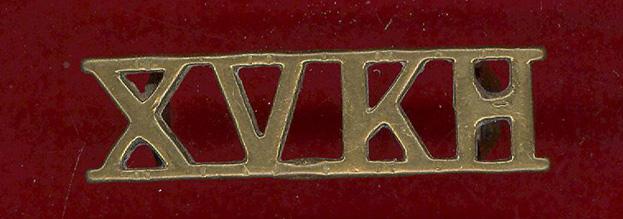 XV KH 15th King's Hussars Officer's shoulder title