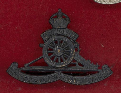 South African Artillery Officer's cap badge