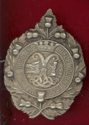 Scottish 1st Argyll Highland Rifle Volunteers Victorian glengarry badge.