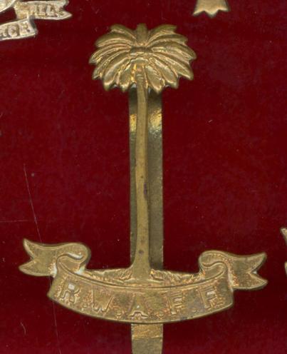 Royal West Africa Frontier Force head-dress badge