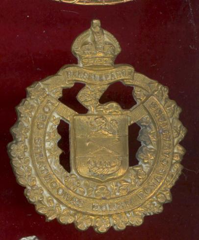 Canadian Lord Strathcona's Horse WW1 CEF cap badge