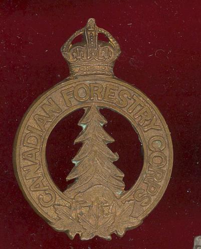 Canadian Forestry Corps cap badge