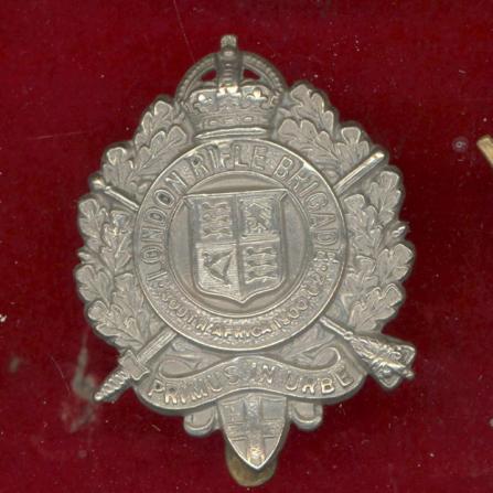 London Rifle Brigade WW1 OR's cap badge