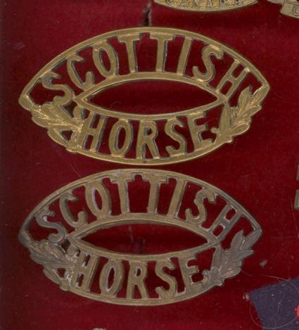 Scottish Horse Yeomanry shoulder titles