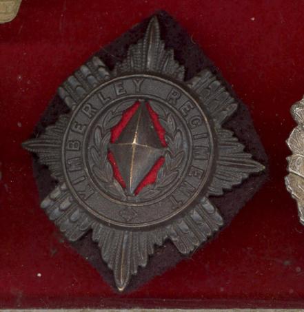 South African Kimberley Regiment Officer's OSD glengarry badge