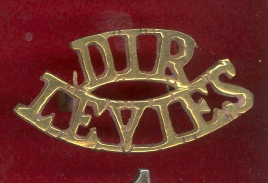 Indian Army DIR LEVIES WW1 shoulder title