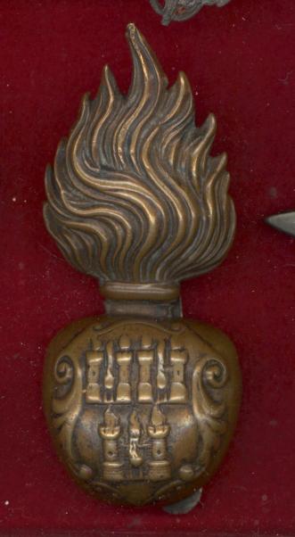 Royal Dublin Fusiliers Victorian foreign service grenade badge