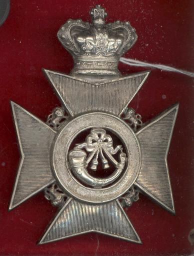 4th Royal Lancashire (Duke of Lancaster s Own) Light Infantry Militia, Victorian Officer s pouch belt plate.