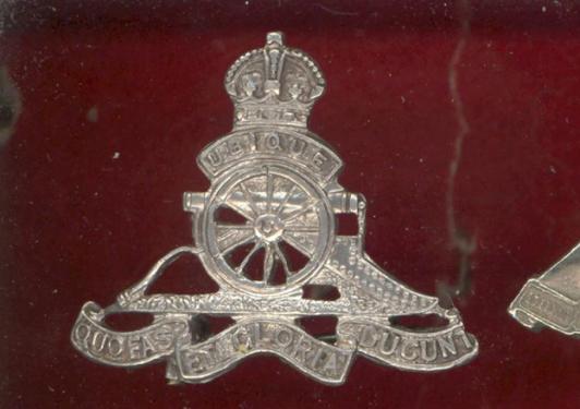 Royal Artillery Sterling silver sweetheart brooch