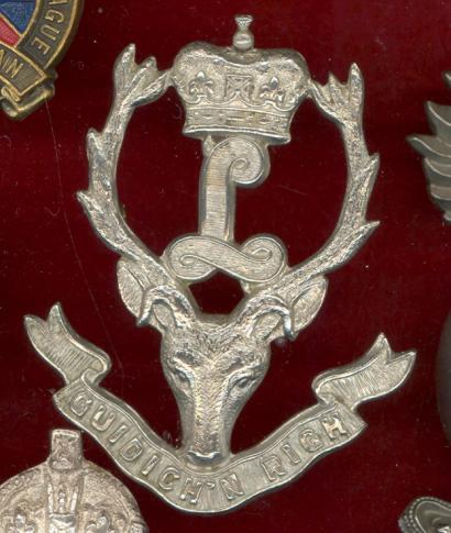 Seaforth Highlanders of Canada  glengarry badge 