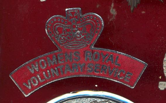 Womens Royal Voluntary Service breast badge