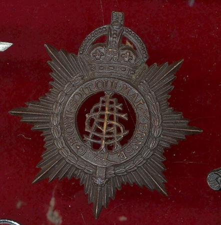 Indian Army Service Corps Officer's OSD cap badge