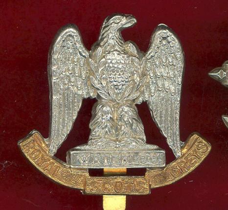 Scottish Royal Scots Greys OR's cap badge