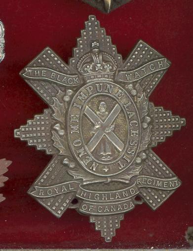 Canadian Black Watch Royal Highland Regt. of Canada glengarry badge