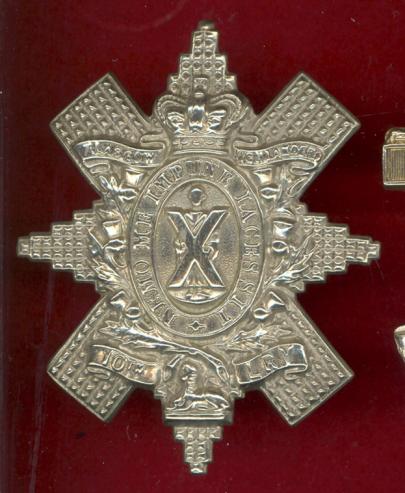 Scottish 10th Lanarkshire Rifle Volunteers ,Glasgow Hldrs Victorian OR's glengarry badge
