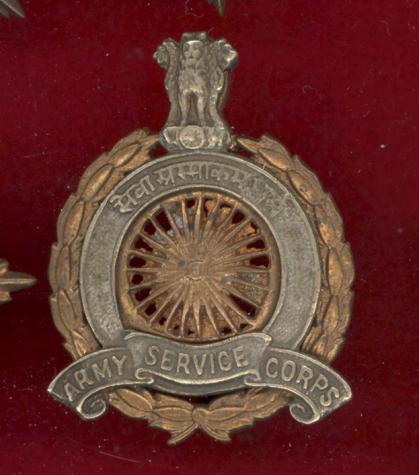 Indian Army Service Corps head-dress badge