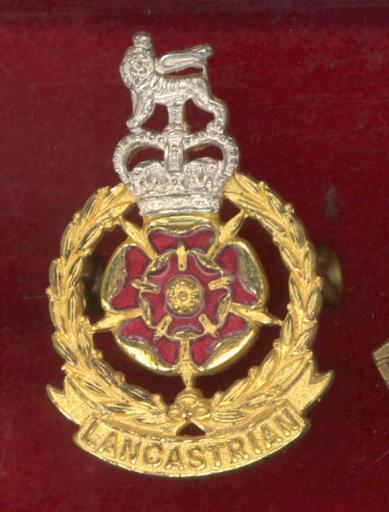 Lancastrian Brigade Officer's cap badge