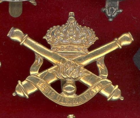 Belgium Artillery cap badge