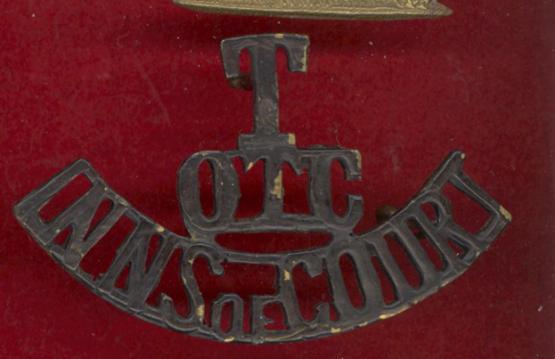 T / OTC / INNS of COURT shoulder title